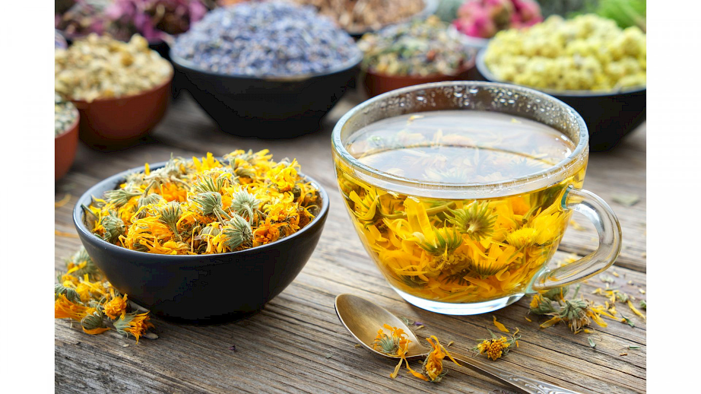 The flower world of teas
